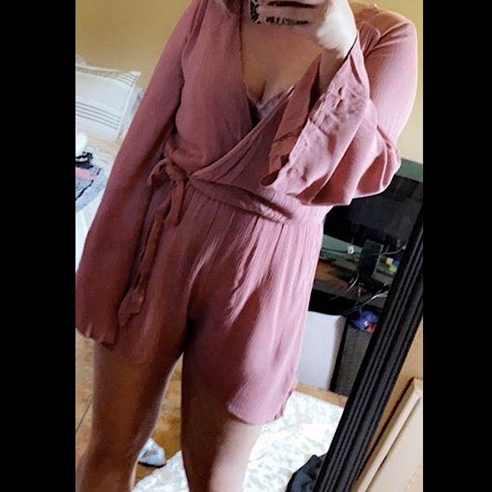 Mauve boutique romper